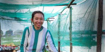 Serei with her floating garden