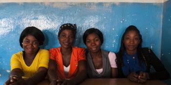 Women attending a VSO training in Zambia