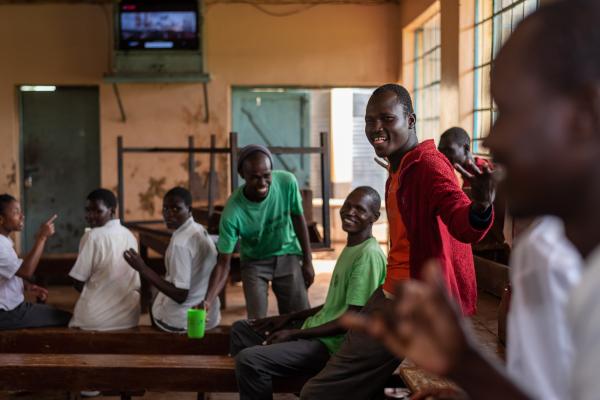 Students at Kapsabet School for the Deaf